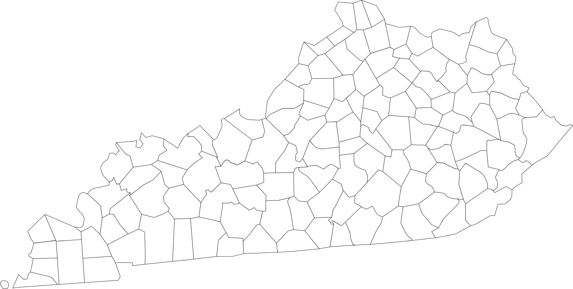 Kentucky county blank